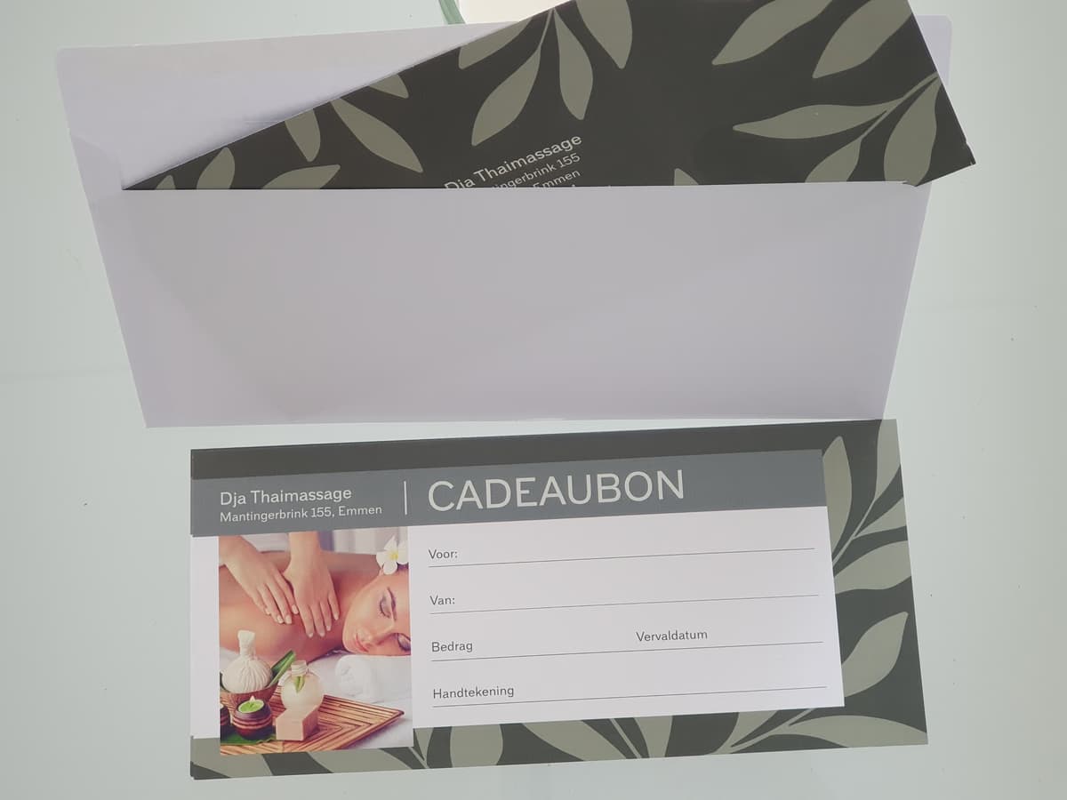 Massagecadeaubon